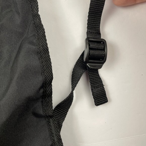 Nike Drawstring Backpack Bag Cinch Swoosh Logo Pink Black Gym Sports - Picture 6 of 8